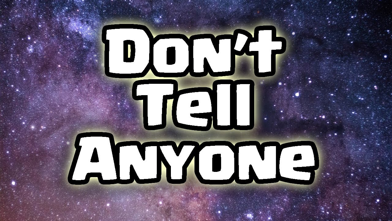 Secret push dont tell anyone shhh YouTube