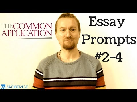 How to Write the Common Application Essay (Prompts 2, 3, and 4)