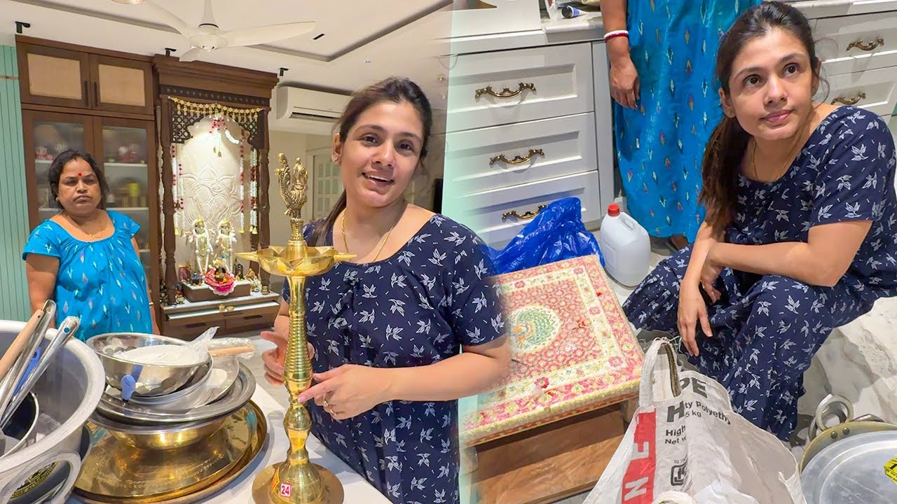 বাড়িতে গণেশ পুজোর প্রথম দিন 🌸❤️ Preparation Vlog ✨🪔