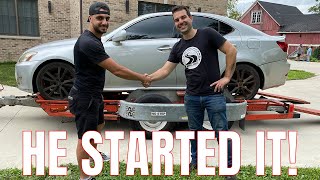 This guy started my dead 2006 Lexus IS250 that's been sitting for over a year with just a PAPERCLIP!