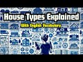 Types of Houses English Glossary | English Vocabulary | British and American English | Explained