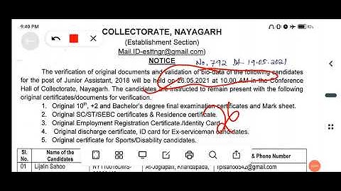 #OSSSC ALL DOUBTS CLEARING ABOUT DOCUMENTS VERIFICATION||OSSSC DV OF NAYAGARH DISTRICTS
