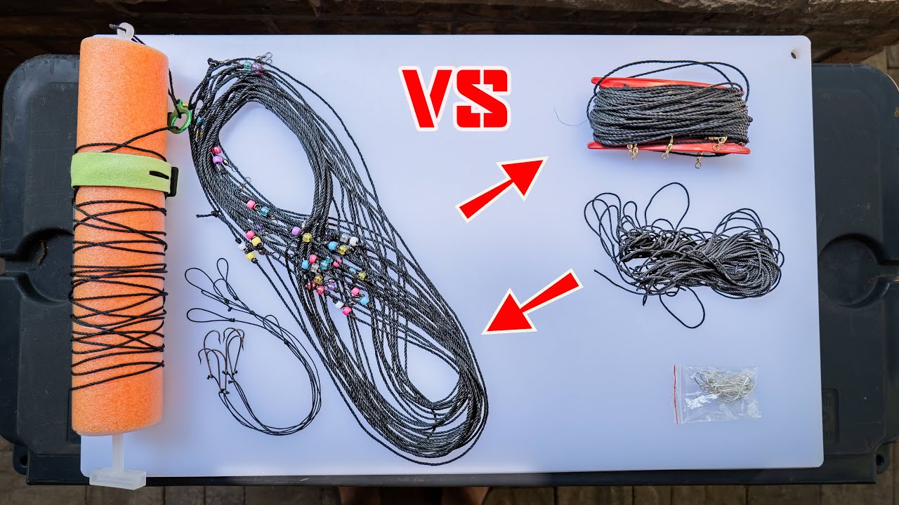 Building Homemade Trotline vs Store Bought