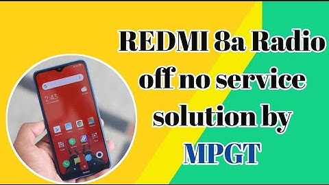 Redmi 8A No Service Radio of student phone solve in live class by  MPGT TEAM BHOPAL