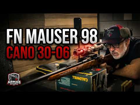 Teste final com FN Mauser 98 cano 30-06