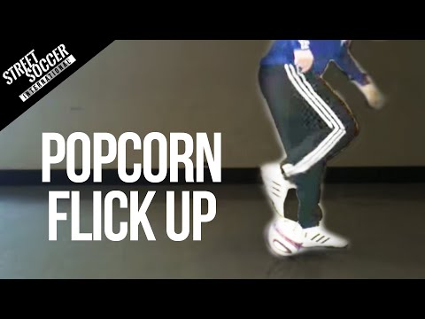 Learn to do The Popcorn - football soccer skills - how to do hard soccer tricks