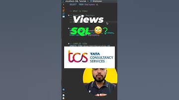 🤔What is Views In SQL Interview Questions #sql #sqlquery #sqlquestions #sqltutorialforbeginners