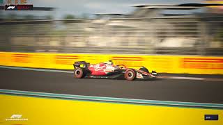 F1 manager 2022 GAMEPLAY NO COMMENTARY ALFA ROMEO MIAMI S1