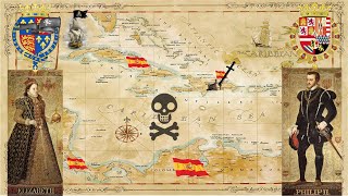 Пираты. Поход эскадры Френсиса Дрейка в Карибское море. Противостояние Испании и Англии.