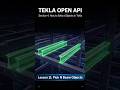 TEKLA OPEN API-Lesson 11 Pick N Beam Objects #teklastructures #teklaopenapi #teklaapi