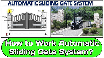 Automatic Sliding Gates | Installation & Connection of Automatic Sliding Gate | Gate Automation S/m.