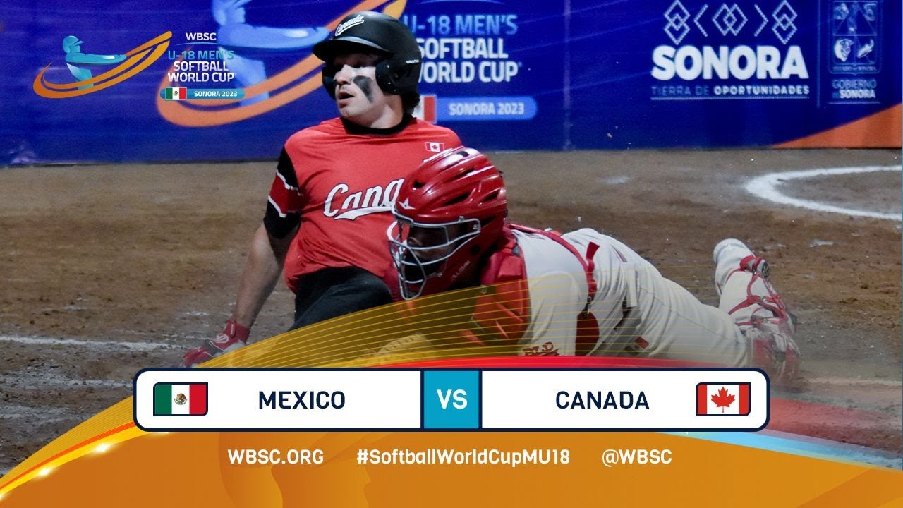 Highlights - Game 15 - Mexico vs Canada - 2023 U-18 Men's Softball World Cup