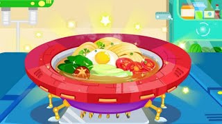 BabyBus Panda cooking game। Baby panda robot kitchen। Educational Games for kids | Part#1 #BabyBus। screenshot 5
