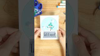 Let It Snow Card Short #shorts #diycrafts #papercircuit #diy #stem #stemeducation #snow #letitsnow