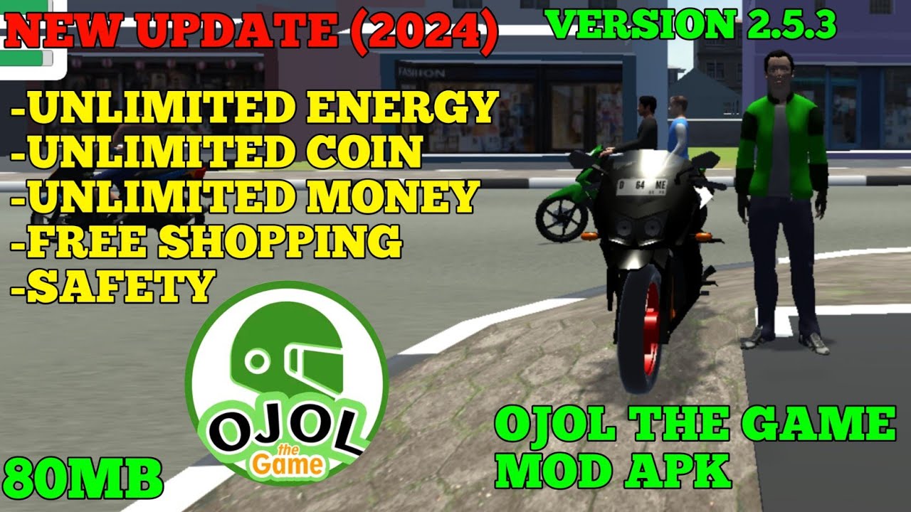 Terbaru Game Ojol The Game Mod Apk 2024 hanya 80mb