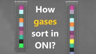 Oxygen Not Included: ALL and TOP10 gases sorted by density