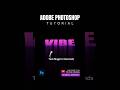 Stunning VIBE Text Effect - #short