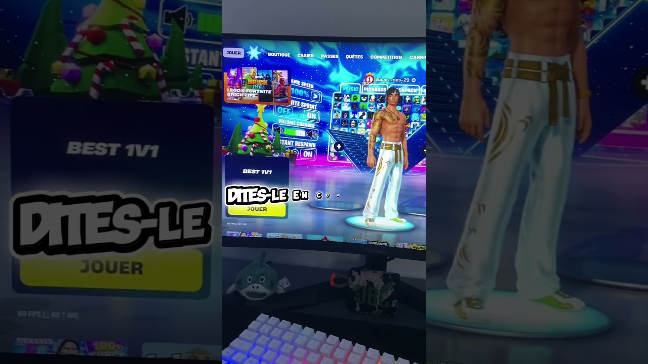 Moi je suis manette, mais j’apprends clavier, souris ￼j’aimerais bien pouvoir jouer les deux 😎￼