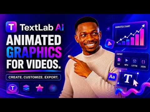 TextLab Review Create Animated Graphics, Charts & Motion Assets for AI Video Editing ▶️ EP #509