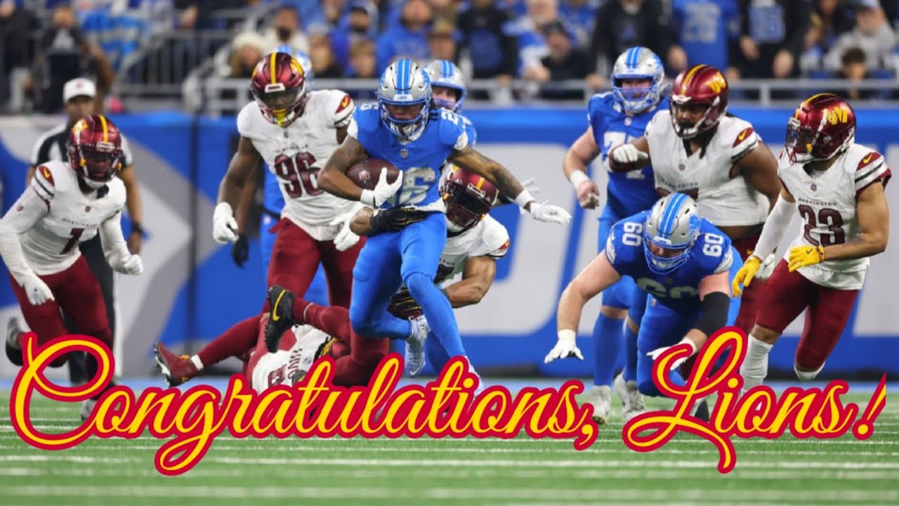 Congratulations, Lions! - YouTube