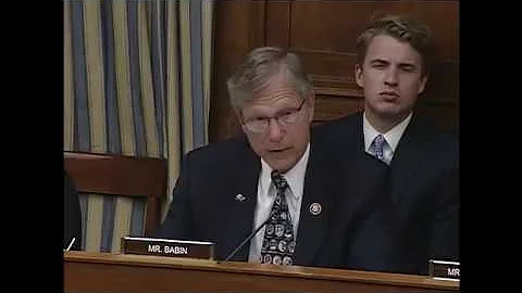 Rep. Babin Q&A on "EPA Advisory Committees:  How Science Should Inform Decisions"