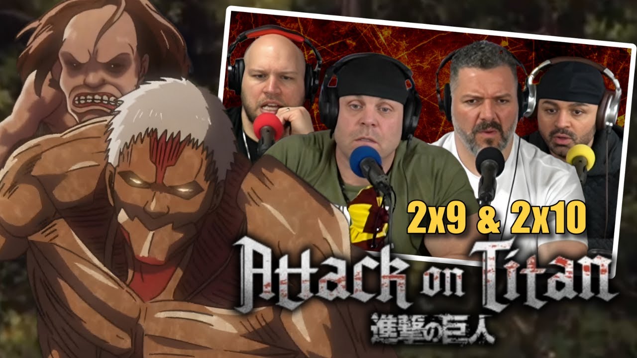 First time watching Attack on Titan reaction episodes 2x9 & 2x10 (Sub)