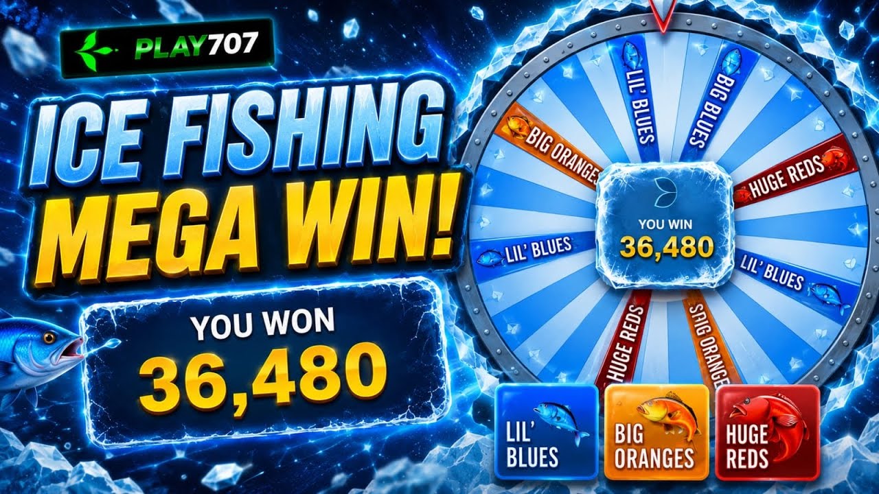 how to play the ice fishing game