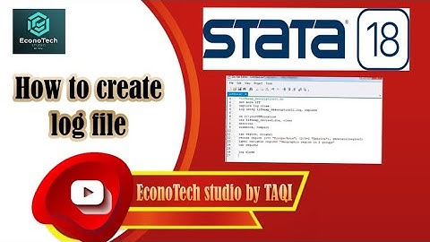 How to Create and Use Log Files in Stata - Step-by-Step Guide