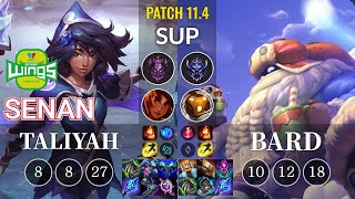 JAG Senan Taliyah vs Bard Sup - KR Patch 11.4
