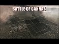 BATTLE OF CANNAE l 216 BC Rome vs Carthage l One of Hannibal's Greatest Victories l Cinematic