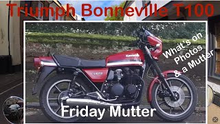 Triumph Bonneville T100 Friday  Mutter