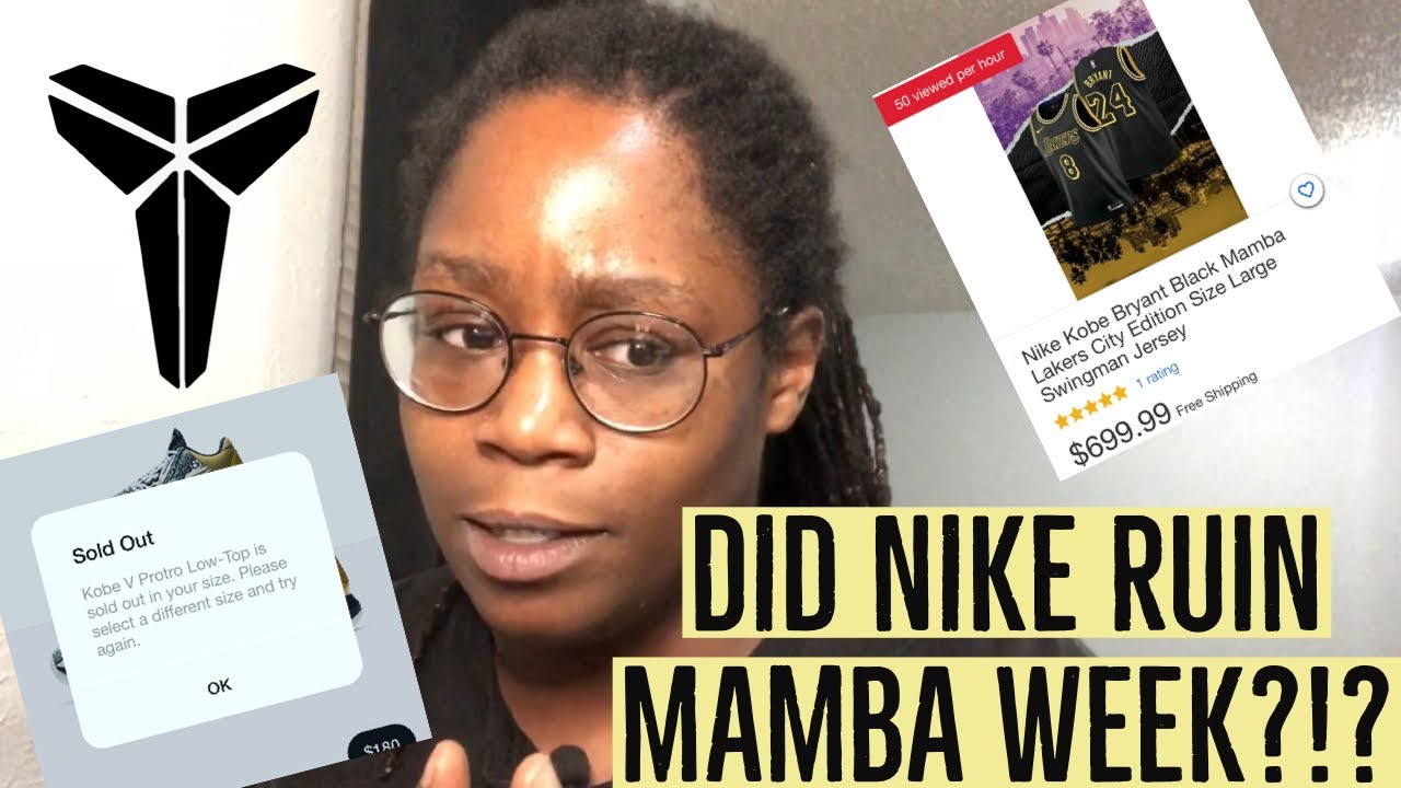 Mamba Week RUINED | Did Nike Fail Kobe Fans Around The World ?!?