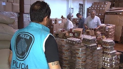 Allanamiento en depositos con mercaderia en mal estado