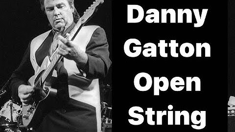 Danny Gatton Open String Guitar lick by Jason Jordan