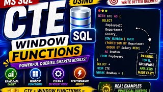 CTE Using Window Functions in MS SQL