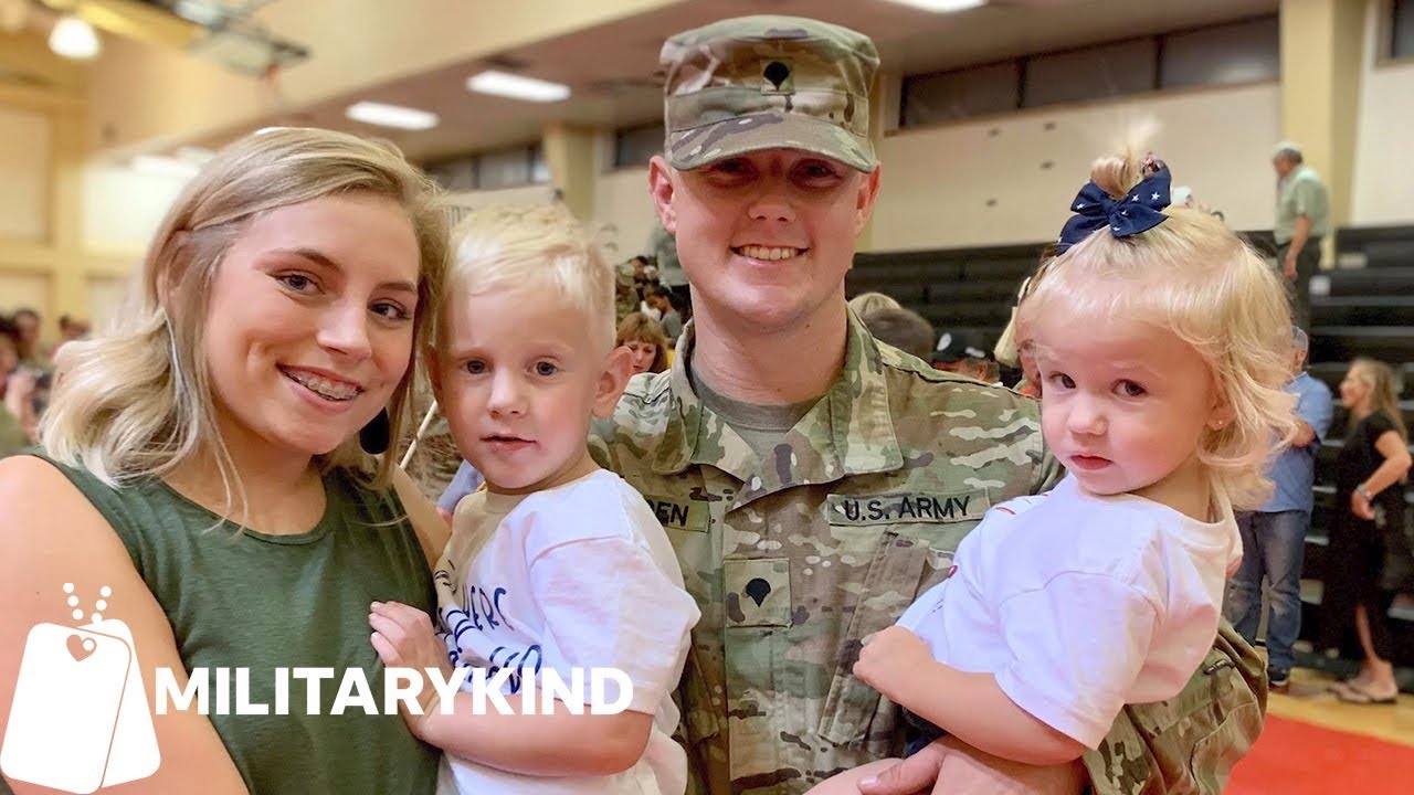 Toddlers wait 9 months to see their Army dad | Militarykind