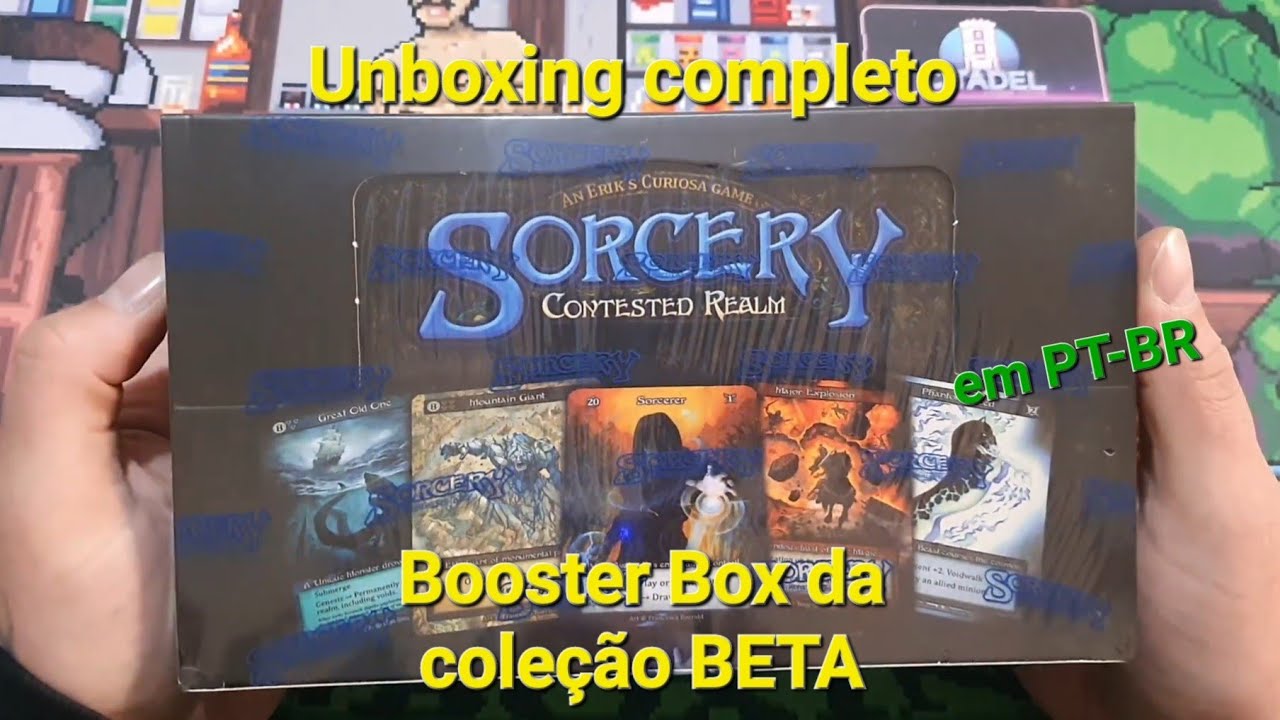 Unboxing box sorcery beta completo - YouTube