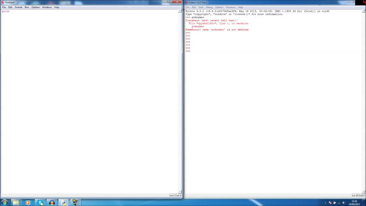 How to use the print function in python 3.3 - PYTHON TUTORIALS EP1