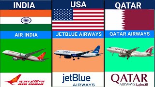 Popular AirLines From Different Country | Airlines From Different Countries | National Airlines