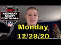 MNF Betting Picks & Predictions - Monday 12/28/20 l Picks & Parlays