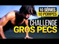 Pecs challenge 100 reps  essaie daller jusquau bout  juste 1 exercice sans matriel