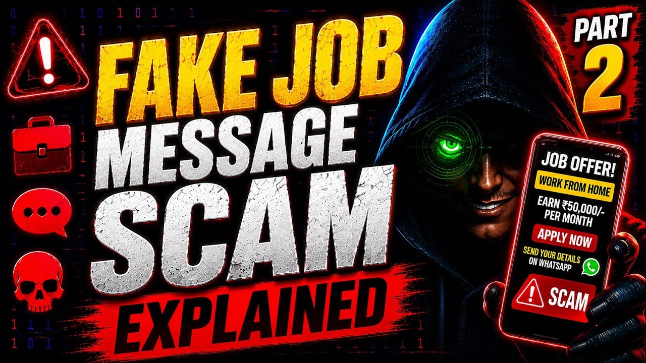 Fake Job Scam EXPLAINED! Don’t Fall for These Traps ☣️ - YouTube