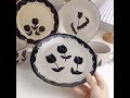 Korean-Style Hand-Painted Tulip Vintage Ceramic Coffee Cup