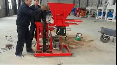 FL1-25 Compressed soil clay earth interlocking solid hollow brick machine