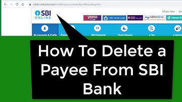 How to Delete Payee from SBI Bank In Hindi | How to delete beneficiary in yono sbi