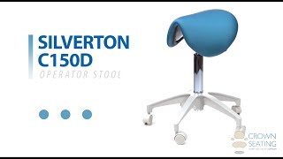 C150D Silverton Operator Stool Saddle From Crown Seating