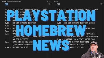 #PlayStation Homebrew News (PS4 10.50/PS5 7.01 FW Released, mast1c0re Updates & more)