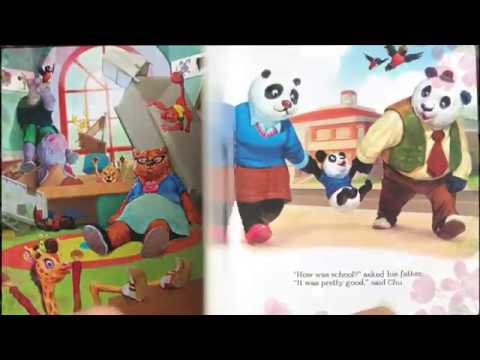 CHU'S FIRST DAY OF SCHOOL (Board Book)| Read aloud by little girl Clover