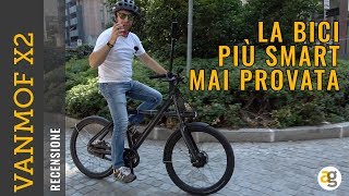 La BICI ELETTRICA PIU' SMART mai PROVATA! Recensione VANMOF X2 - YouTube