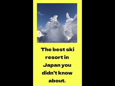 The Best Ski Resort in Japan You Didn't Know about. #shorts